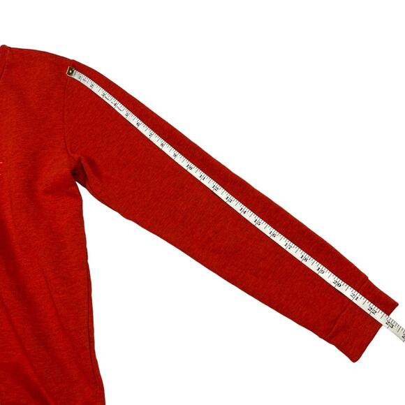 Jacqueline de Yong Sweatshirt Unstoppable Red Long Sleeve Crewneck Women's Small - Picture 7 of 12